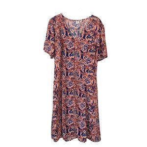 Gap Button Front Midi Dress